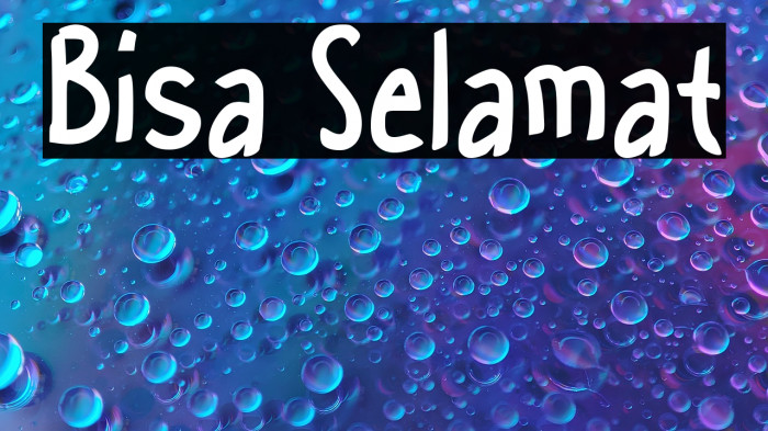 Bisa Selamat Example 3