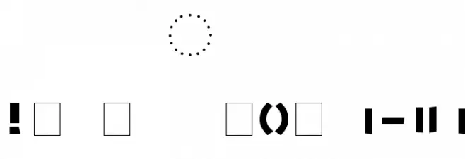 Bisaya Modern Font Aku Black フォント その他の文字