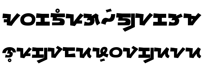 Bisaya Modern Font Aku Black Font LOWERCASE
