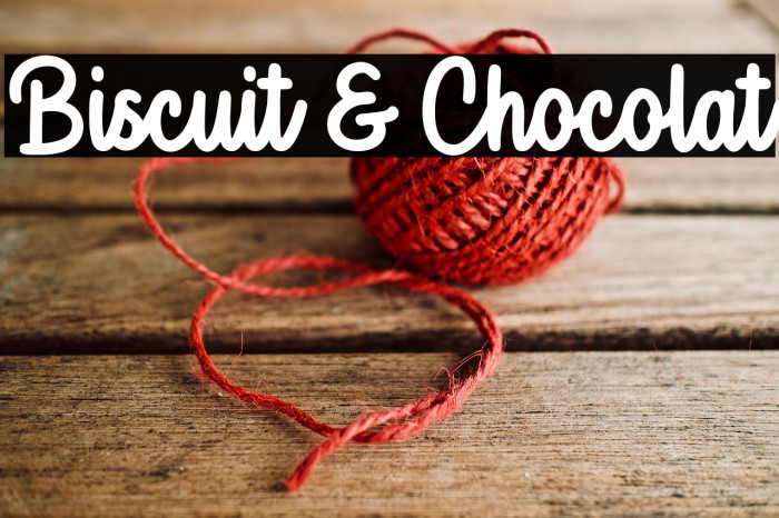 Biscuit & Chocolat Example 2