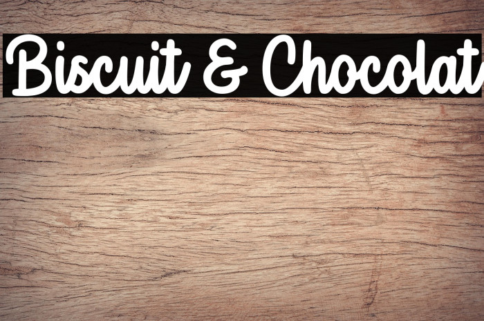 Biscuit & Chocolat Example 3