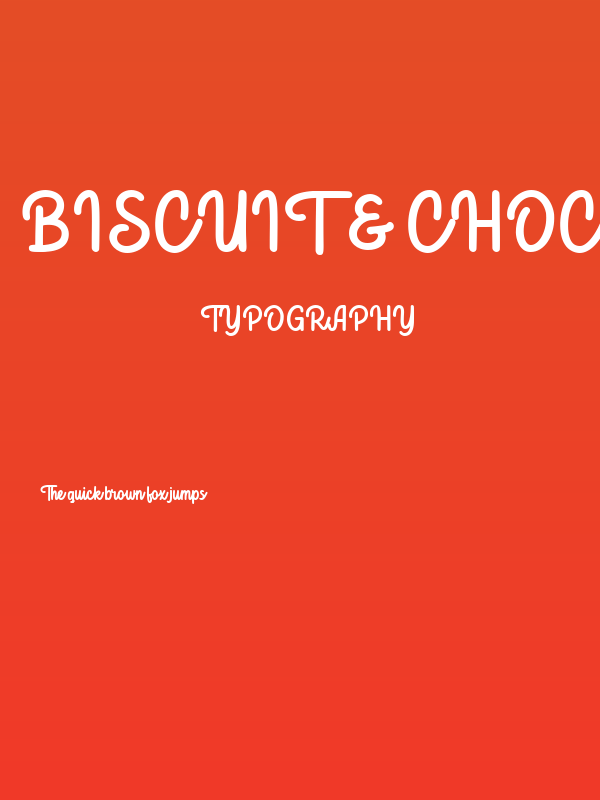 Biscuit & Chocolat Poster