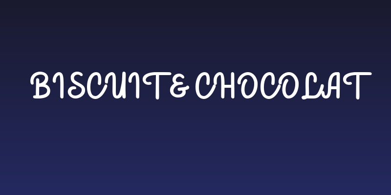 Biscuit & Chocolat Social Header