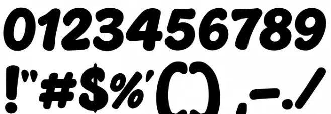 Biscuit Glitch Шрифта ДРУГИЕ символов