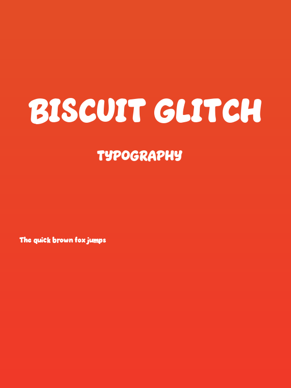 Biscuit Glitch Poster