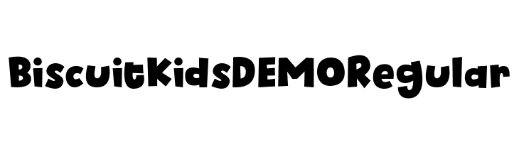 Biscuit Kids DEMO Regular  لخطوط تنزيل