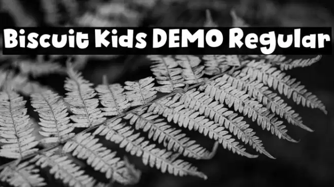 Biscuit Kids DEMO Regular Font examples