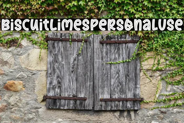 Biscuit Limes Personal Use Example 1