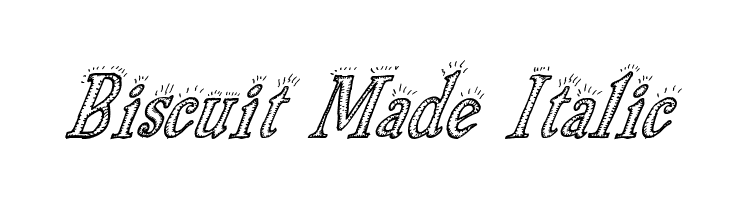Biscuit Made Italic Font