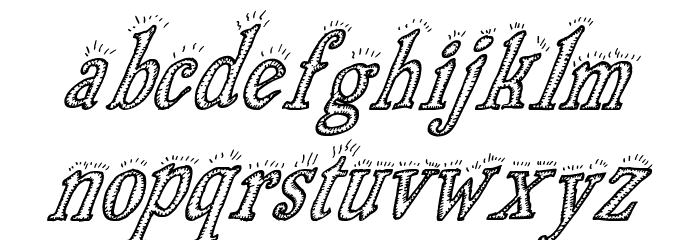 Biscuit Made Italic Font LOWERCASE