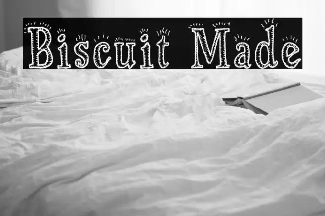 Biscuit Made Font examples