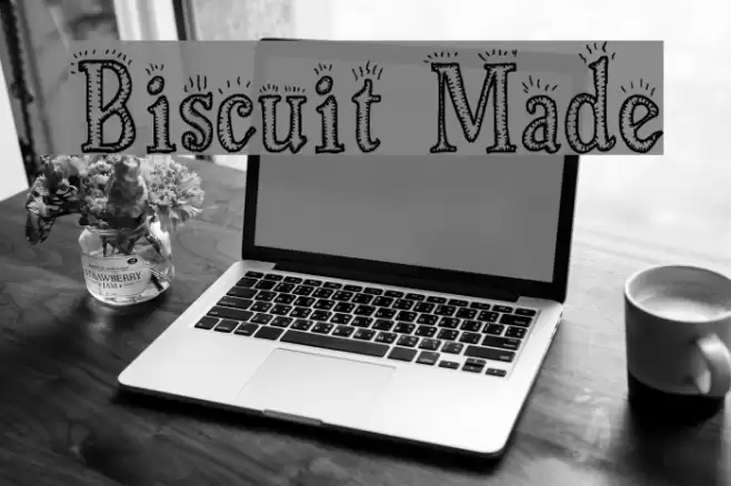 Biscuit Made Font examples