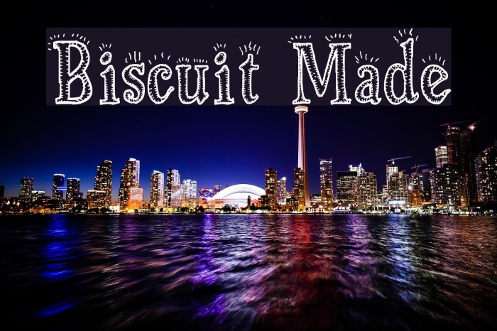 Biscuit Made Font examples