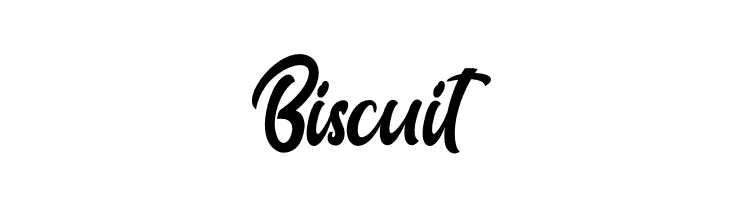Biscuit  Frei Schriftart Herunterladen