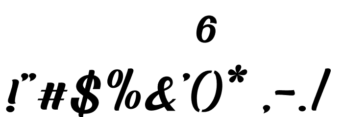 Biscuit Font OTHER CHARS