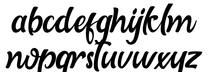 Biscuit Font LOWERCASE