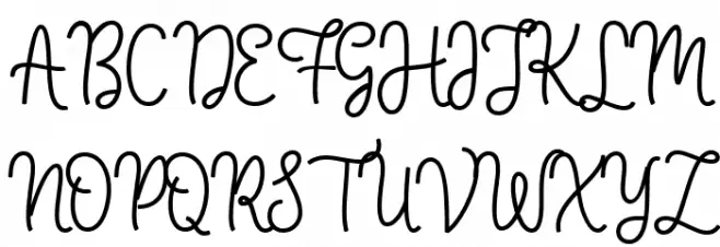 Biscuiterie Regular フォント 大文字