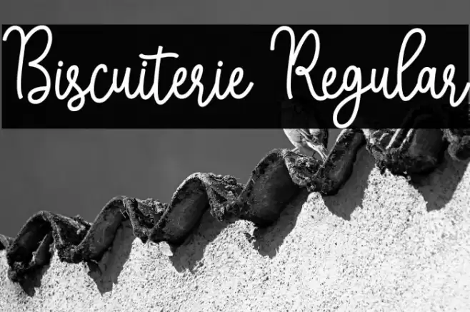 Biscuiterie Regular Font examples