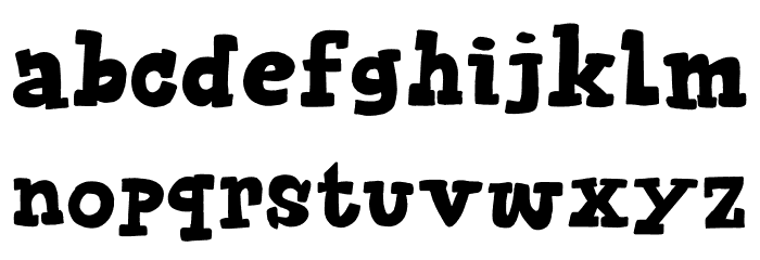 Biscuits And Spam Regular Font LOWERCASE