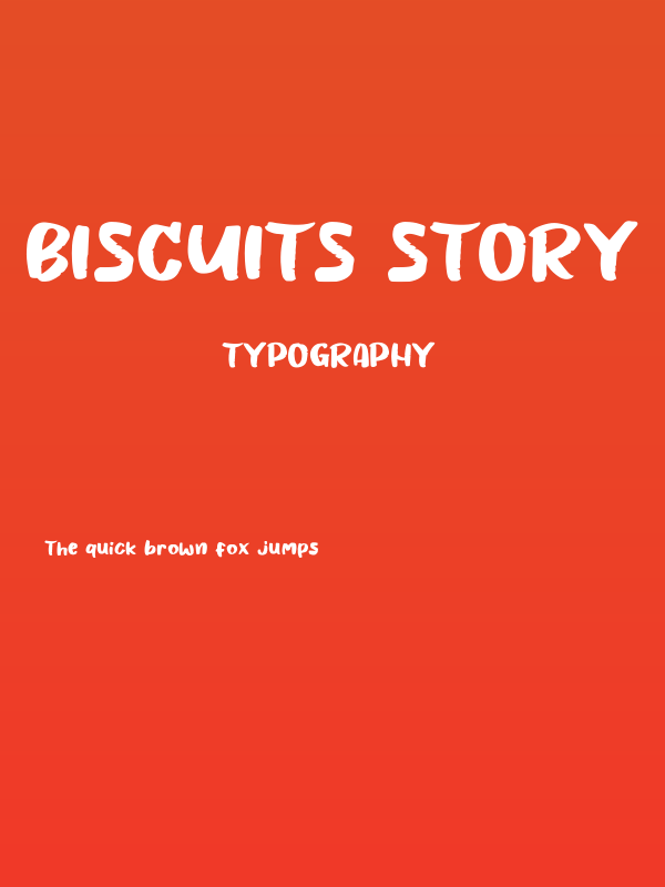 Biscuits Story Poster