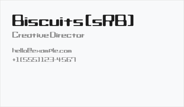 Biscuits [sRB] Business Card