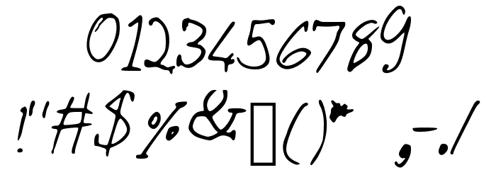 Biscuits Font OTHER CHARS