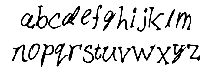 Biscuits Font LOWERCASE