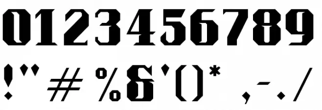 Bisdak Regular Font OTHER CHARS
