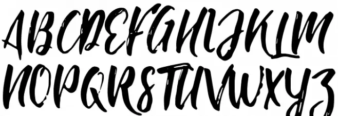 BishellaScript Polices MAJUSCULES