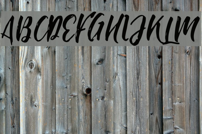 BishellaScript Font examples