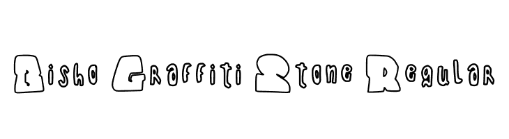 Bisho Graffiti Stone Regular  フリーフォントのダウンロード