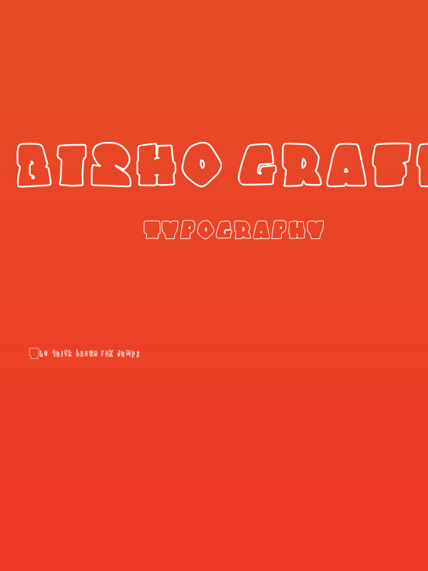 Bisho Graffiti Stone Regular Poster