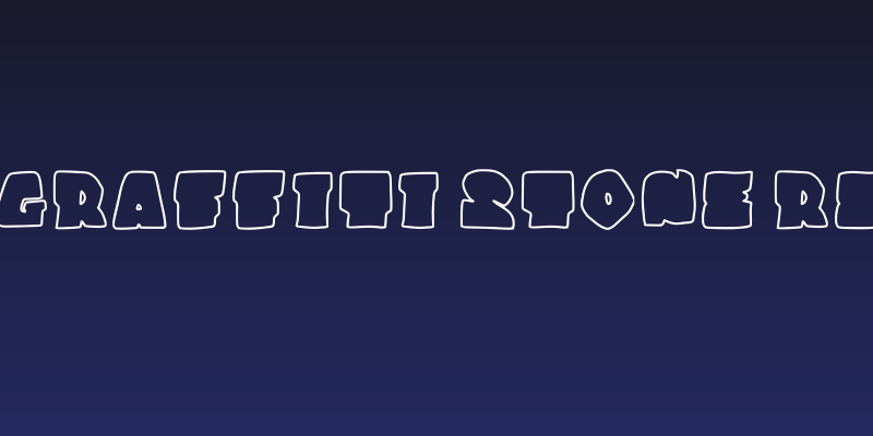 Bisho Graffiti Stone Regular Social Header