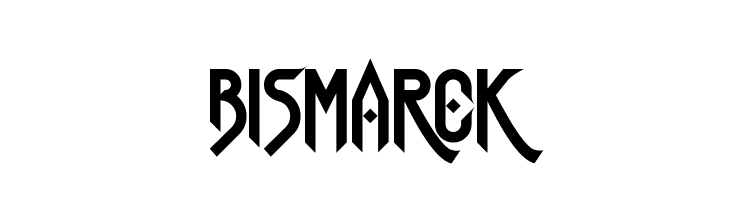 Bismarck  Fuentes Gratis Descargar