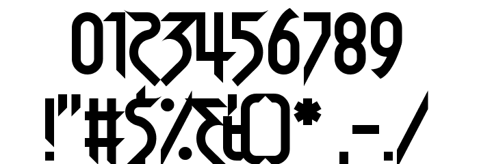 Bismarck Font OTHER CHARS