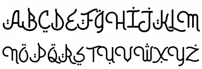 BismillahScript Schriftart Groß