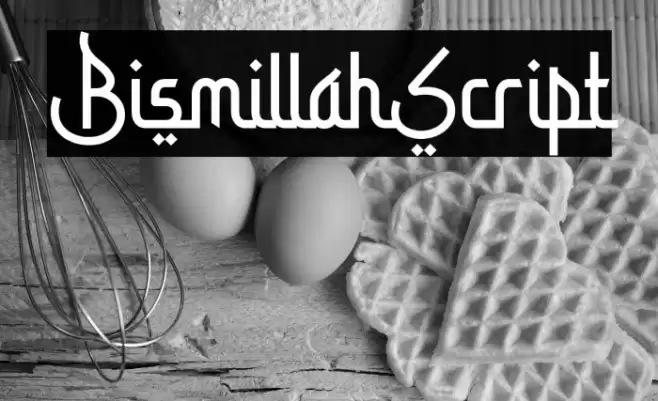 BismillahScript Font examples