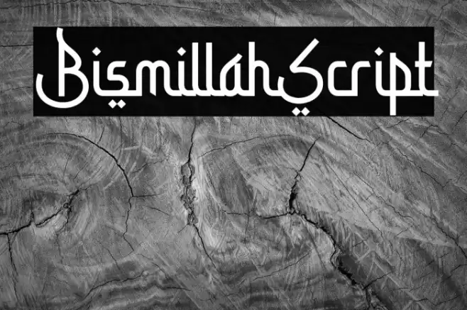 BismillahScript Font examples