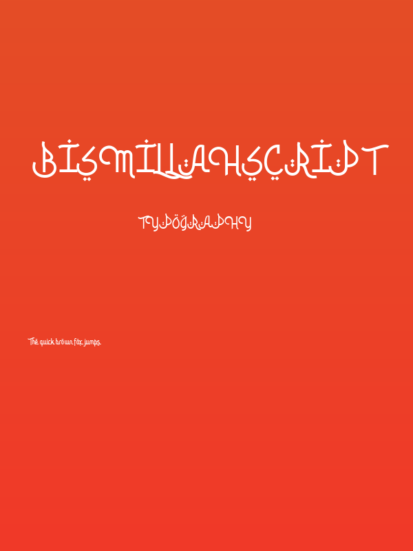 BismillahScript Poster