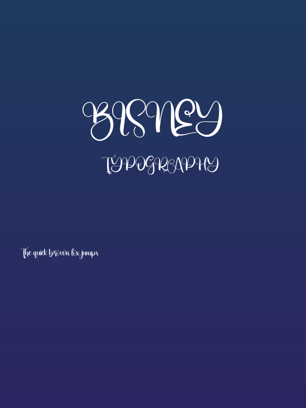 Bisney Poster