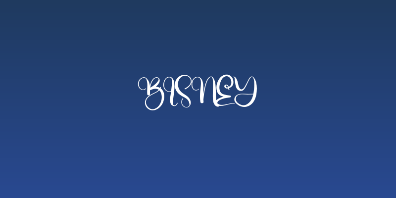 Bisney Social Header