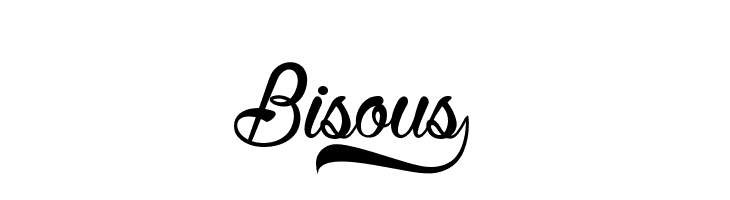 Bisous£  Скачать бесплатные шрифты