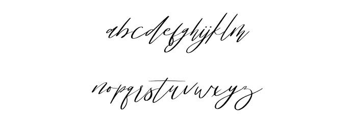 Bisqootte Font LOWERCASE