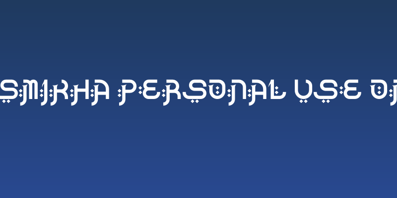 Bissmikha PERSONAL USE ONLY! Social Header