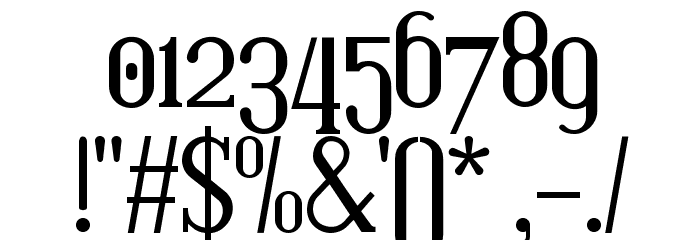 Bistecca Font OTHER CHARS