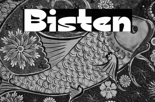 Bisten Font examples