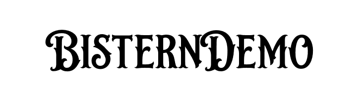 BisternDemo  font caratteri gratis