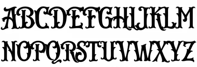 BisternDemo Schriftart Groß