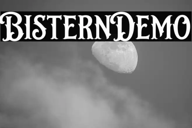 BisternDemo Font examples