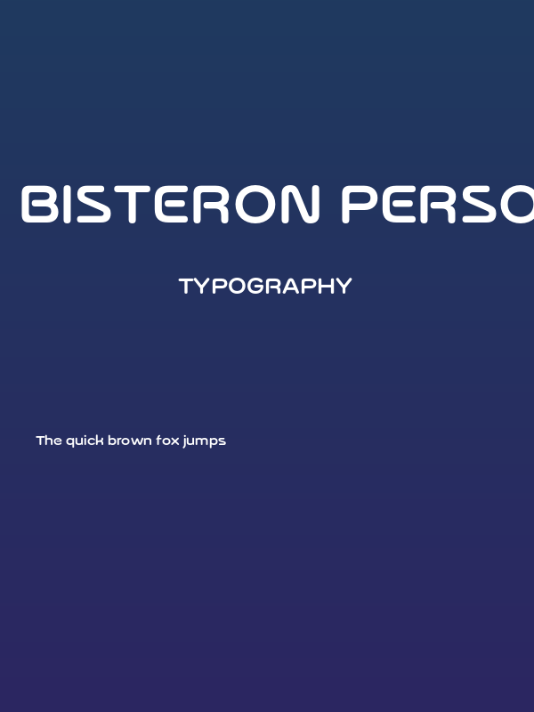 Bisteron PERSONAL USE Regular Poster
